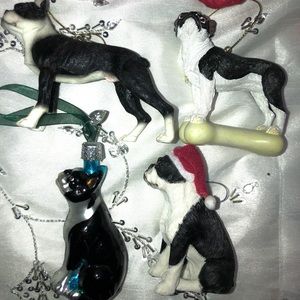 20 Boston Terrier Christmas Tree Ornaments